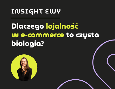 Grafika z tytułem wpisu: Dlaczego lojalność w e-commerce to czysta biologia?