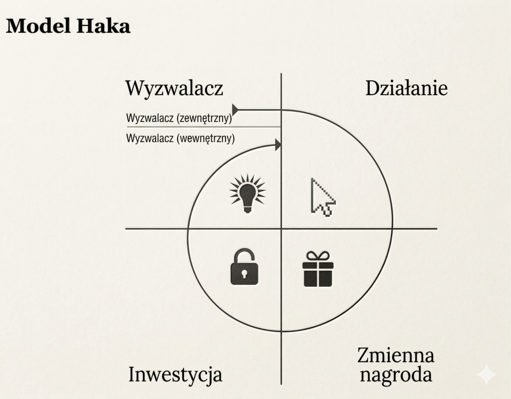 Diagram prezentujący model Haka